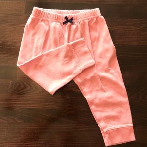Pink toddler sweatpants
